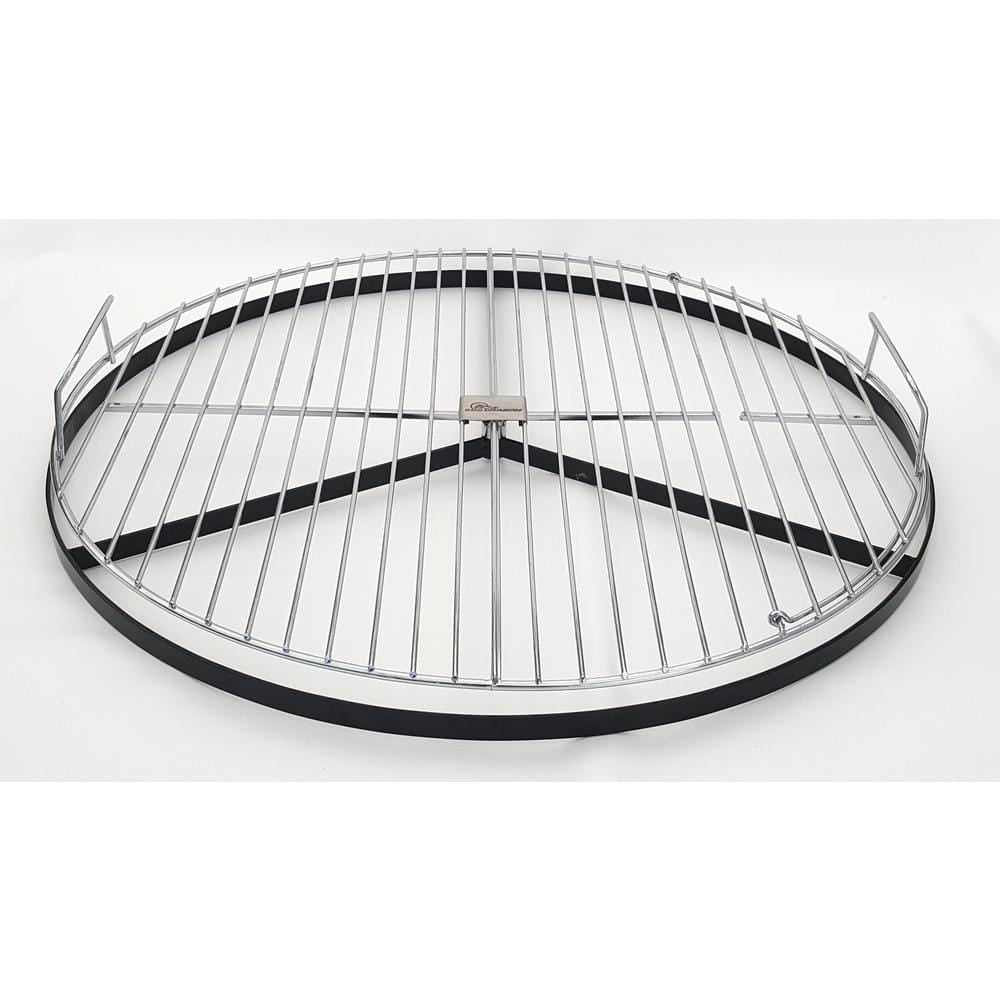 Spin Grate Rotating Grate for 22" Kettle Grills – Heavy-Duty Nickel-Plated Steel BBQ Grill Grate Replacement