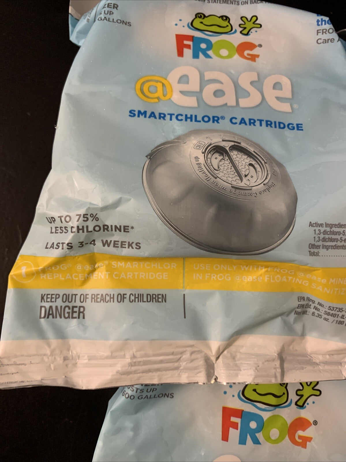 FROG @Ease Floating Replacement SmartChlor Cartridge – 6 Pack Spa & Hot Tub Sanitizer Cartridges