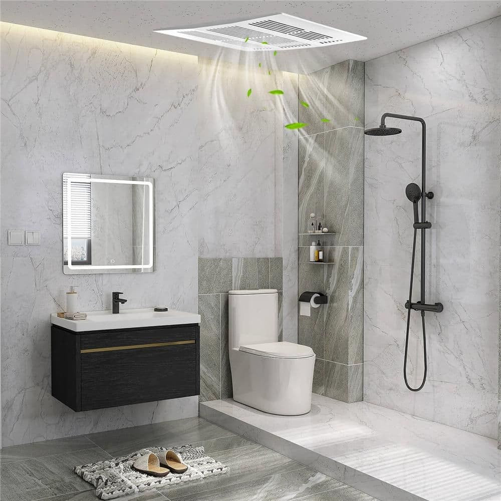 200 CFM Quiet Bathroom Exhaust Fan – Energy Star Ceiling Mount Ventilation for 200 Sq. Ft.