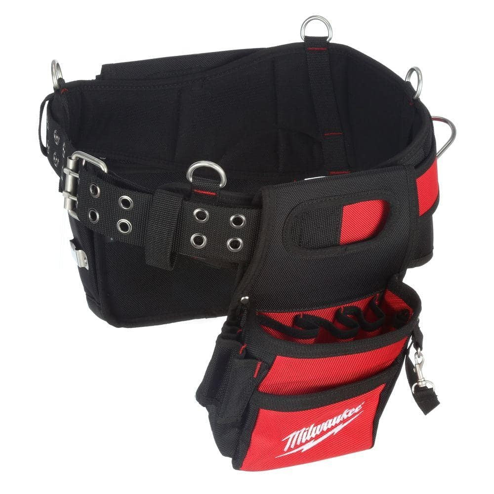Electricians Adjustable Work Waist Tool Belt with X-Large Padded Rig | 29 Pockets, Heavy-Duty Nylon