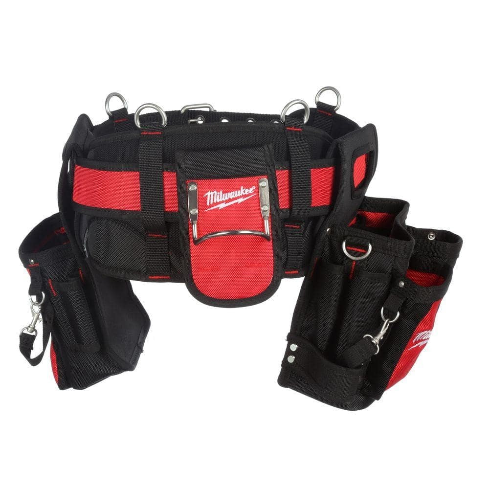Electricians Adjustable Work Waist Tool Belt with X-Large Padded Rig | 29 Pockets, Heavy-Duty Nylon