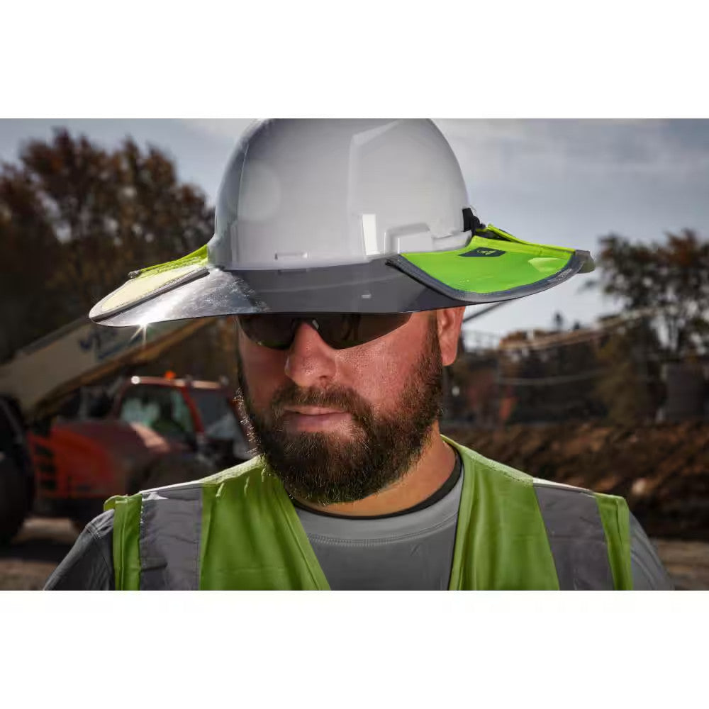BOLT Outdoor Sun Visor – Yellow High Visibility Tinted Brim with 360° UV Protection
