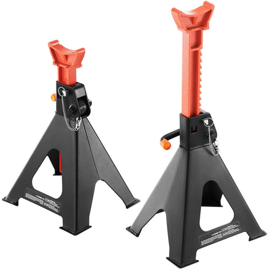 6 Ton (13,000 lbs.) Car Jack Stands – Adjustable 14.2-23 in. Height, Double Locking for SUV, Pickup, UTV/ATV