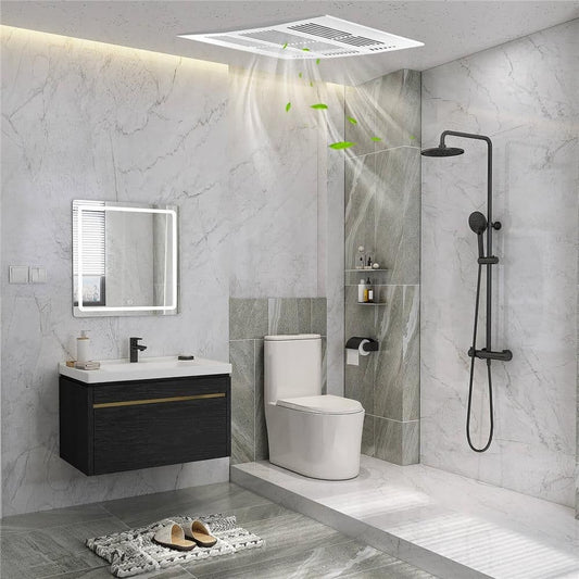 200 CFM Quiet Bathroom Exhaust Fan – Energy Star Ceiling Mount Ventilation for 200 Sq. Ft.
