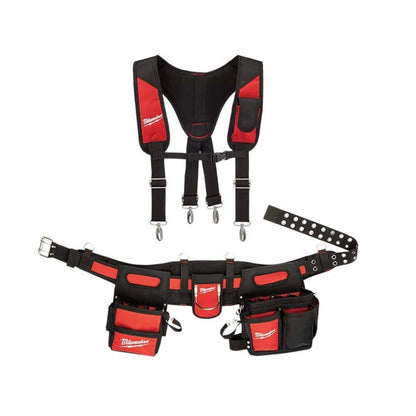 Electricians Adjustable Work Waist Tool Belt with X-Large Padded Rig | 29 Pockets, Heavy-Duty Nylon