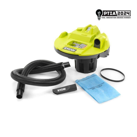 One+ 18V Cordless 5 Gal. Bucket Top Wet/Dry Vacuum (Tool Only) With 1/4" Hose